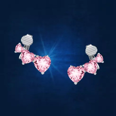 Orecchini cuori Diamond Heart 