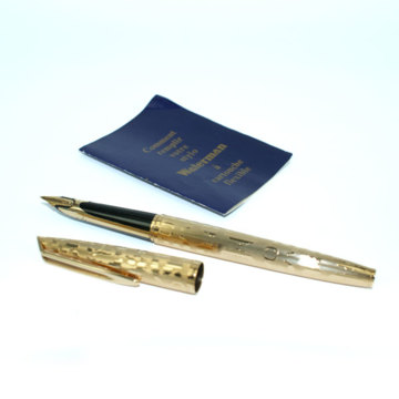 Penna Stilografica Vintage  con lamina oro