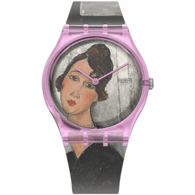 Orologio Swatch Portrait Of Dédie, By Amedeo Modigliani GZ356 