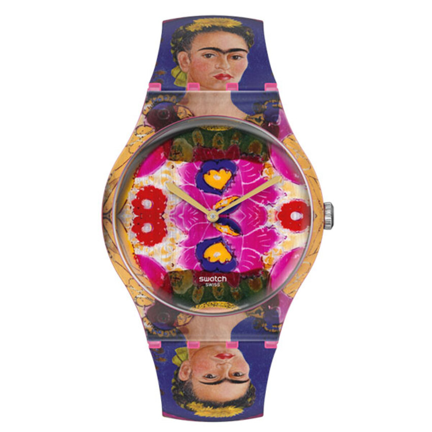 Orologio Swatch The Frame, By Frida Kahlo SUOZ341  