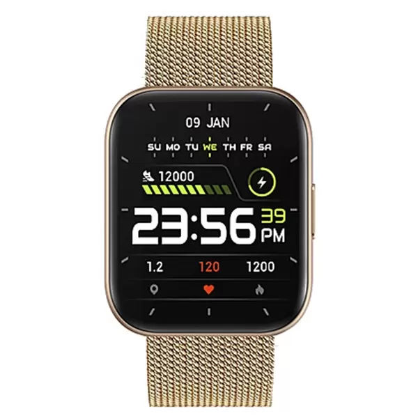 SMARTWATCH SQUARE TRENDY GOLD  