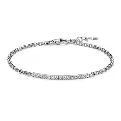 BRACCIALE IN ARGENTO E DIAMANTI 