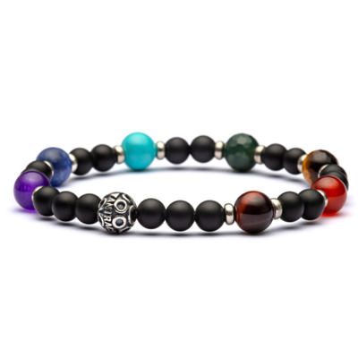 Antracite Bracciale Chakra 