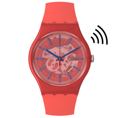 Orologio Swatchpay Redder Than Red Pay SO29R107-5300 