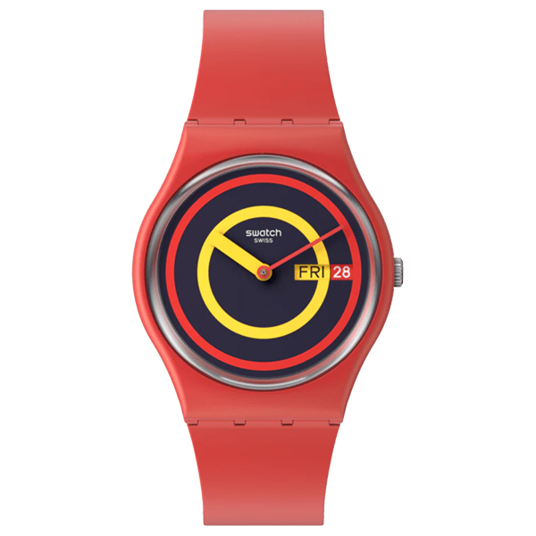 OROLOGIO SWATCH CONCENTRIC RED  