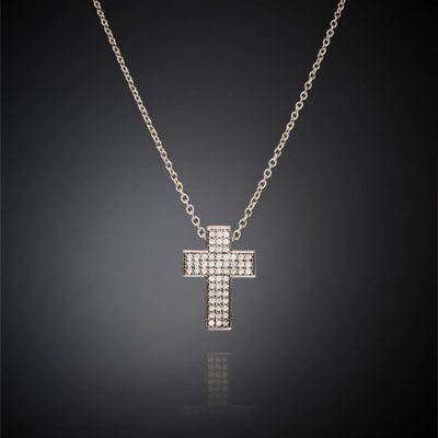 COLLANA PENDENTE SQUARED CROSS 