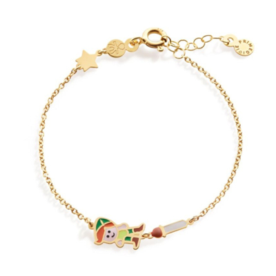 BRACCIALE ORO ISPIRATO A PETER PAN 