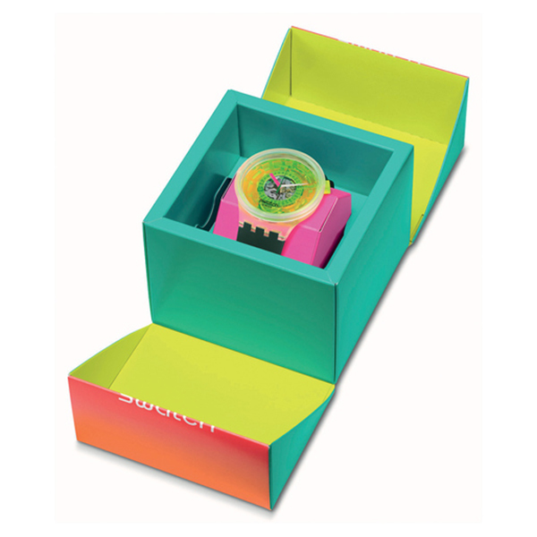 OROLOGIO SWATCH BLINDED BY NEON  