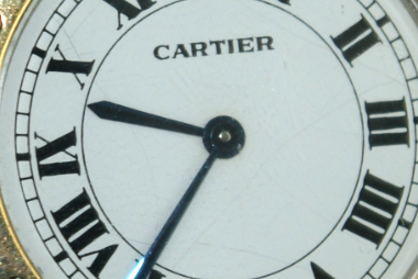 orologio in oro giallo 18Kt e acciaio Cartier Santos Ronde 