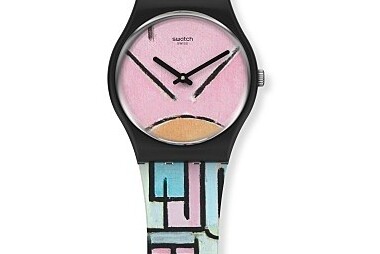 OROLOGIO COMPOSITION IN OVAL WITH COLOR PLANES 1 BY PIET MONDRIAN 
