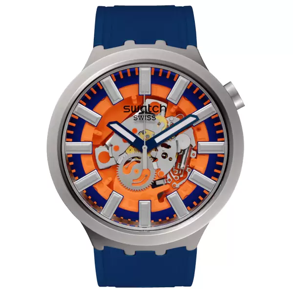 Orologio Swatch Orange The Works SB07S114  