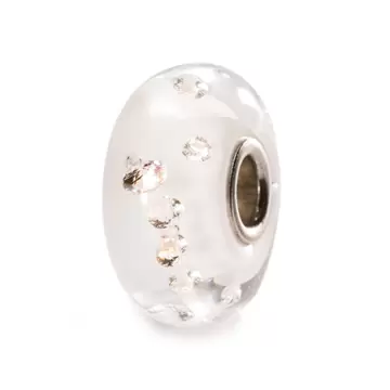  Charms Beads Diamante Bianco TGLBE-00069