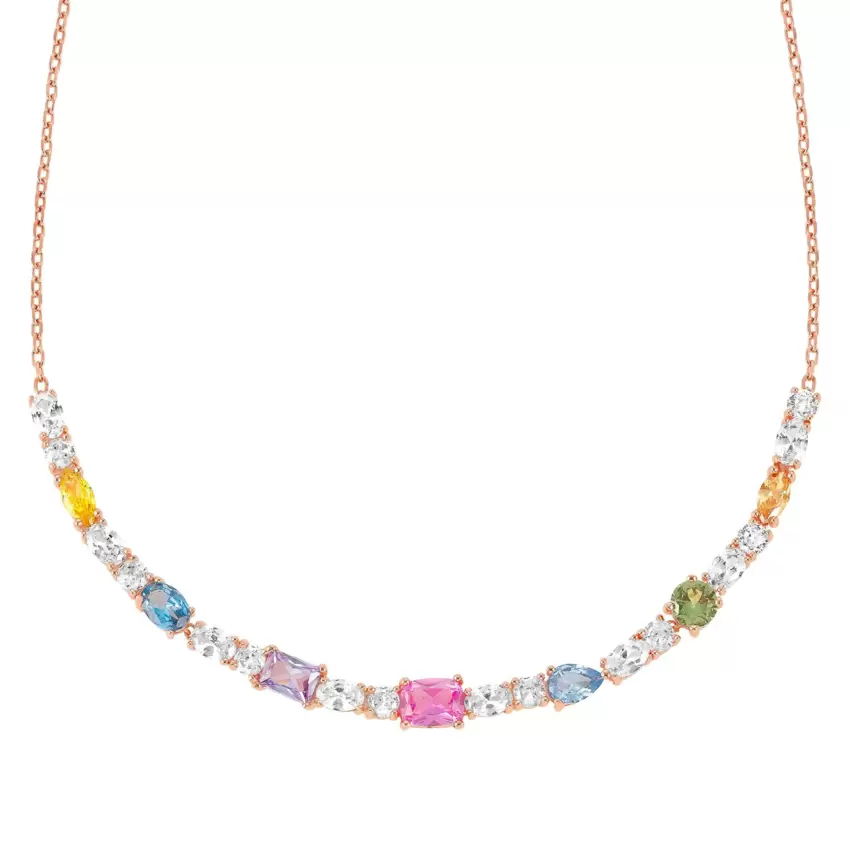 Collana Colour Wave Ricca Argento 925 e Zirconia 149826/011  