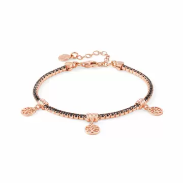  Bracciale Chic and Charm In Argento 925 E Cubic Zirconia Albero Vita Oro Rosa