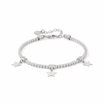  Bracciale Chic and Charm In Argento 925 E Cubic Zirconia Stella Argento