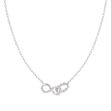  Collana Lovecloud In Argento 925 E Cz Infinito Argento