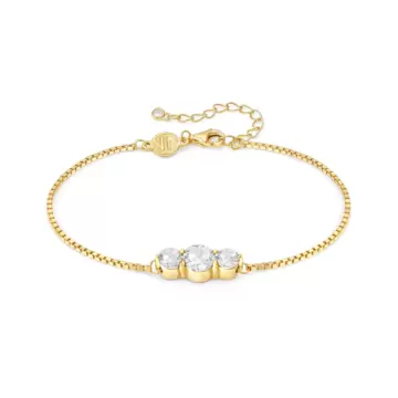  Bracciale Colour Wave In Argento 925 E Cubic Zirconia Oro Giallo