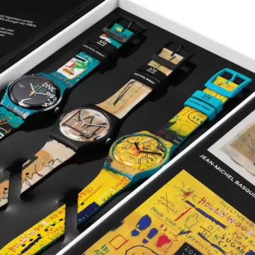 / Orologio Swatch Swatch X Jean-Michel Basquiat Triptych SZS39