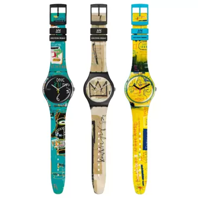 Orologio Swatch Swatch X Jean-Michel Basquiat Triptych SZS39 