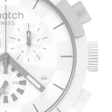 / Orologio Swatch Chequered White SB02W400