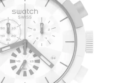 Orologio Swatch Chequered White SB02W400 