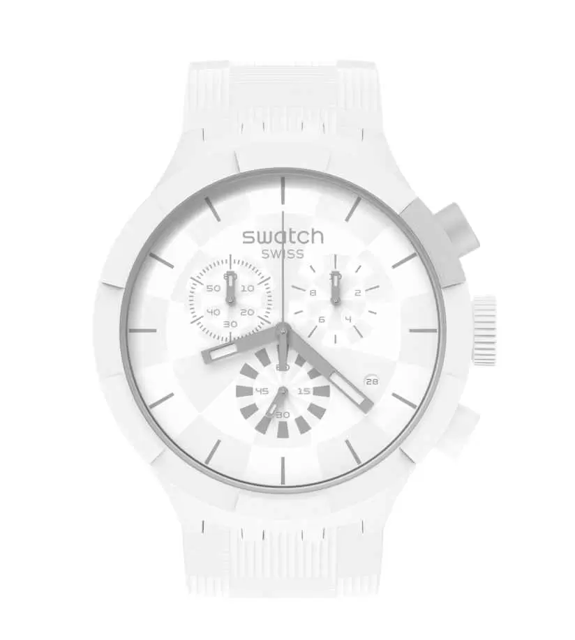 Orologio Swatch Chequered White SB02W400  