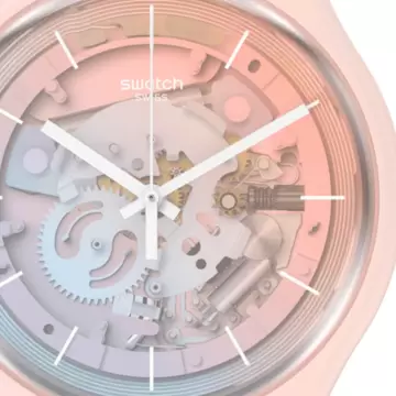 / Orologio Swatch Fleetingly Pink Pay! SO32P103-5300