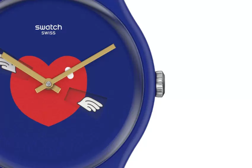 Orologio Swatch Heart In Blue By Swatch SO29Z701  