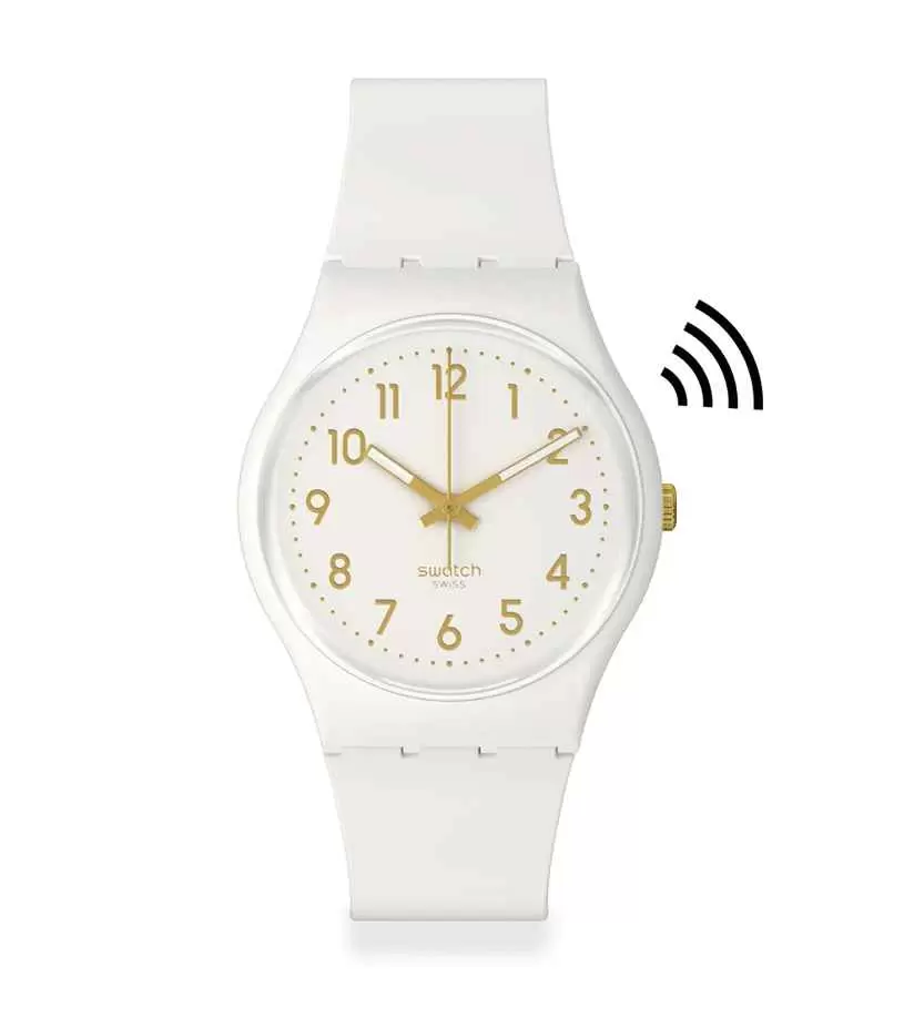 Orologio Swatch White Bishop Pay! SO28W111-5300  