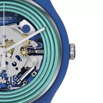 / Orologio Swatch Blue Ringspay! SO29N103-5300