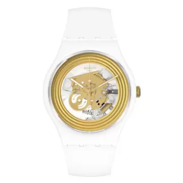  Orologio Swatch Golden Rings White SO29W107