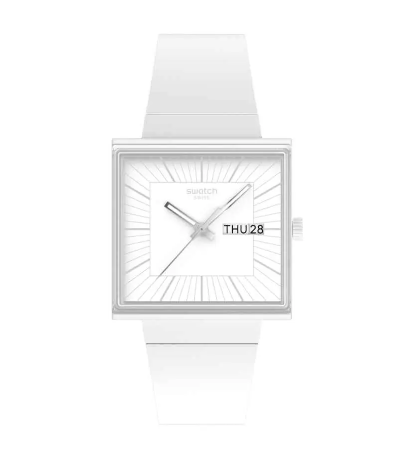 Orologio Swatch What If…Allwhite? SO34W700  