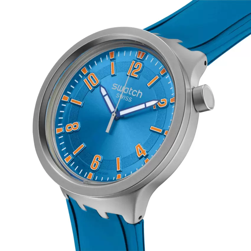 Orologio Swatch Blue In The Works SB07S115  