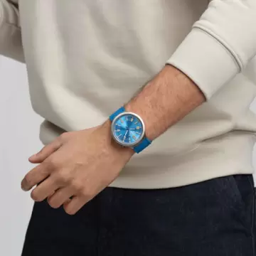 / Orologio Swatch Blue In The Works SB07S115