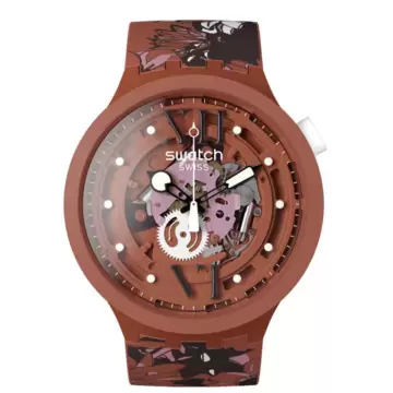  Orologio Swatch Camoflower Cotton SB05C100