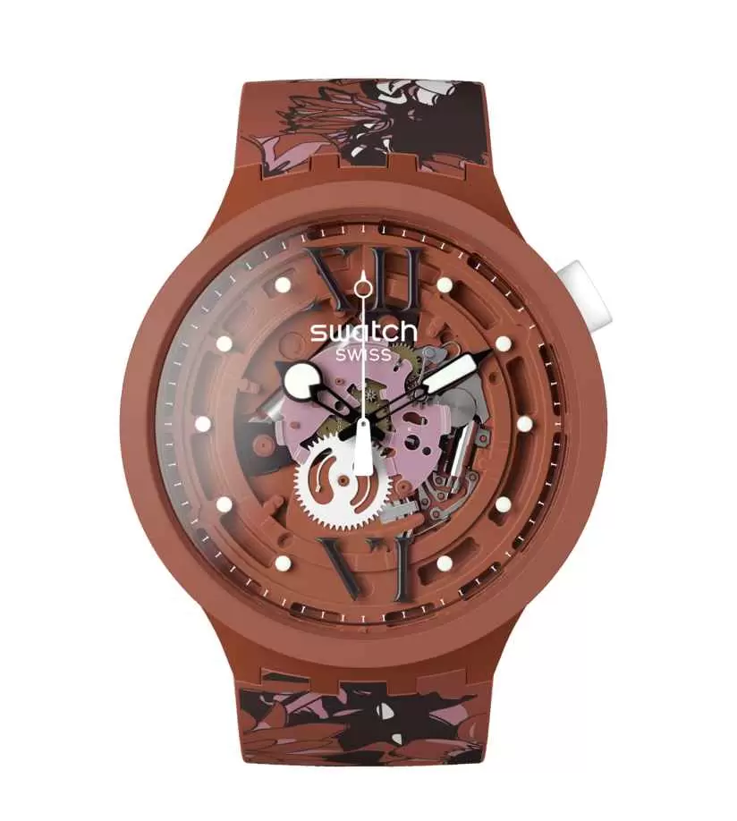 Orologio Swatch Camoflower Cotton SB05C100  