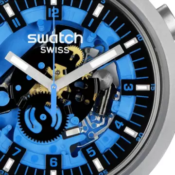 / Orologio Swatch Azure Blue Daze SB07S106