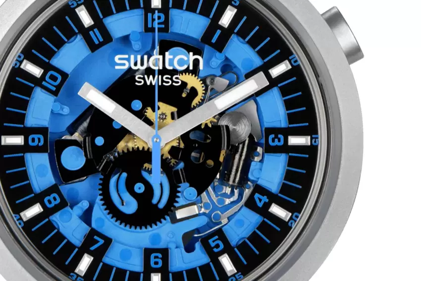 Orologio Swatch Azure Blue Daze SB07S106  