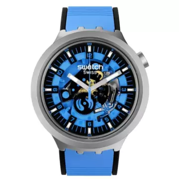  Orologio Swatch Azure Blue Daze SB07S106