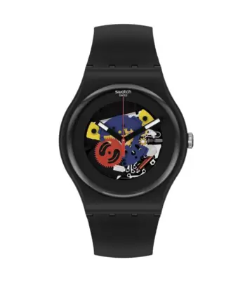 Orologio Swatch Black Lacquered SO29B107 