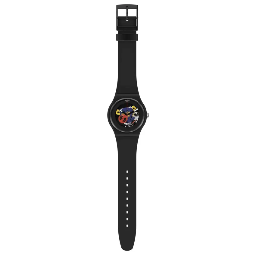 Orologio Swatch Black Lacquered SO29B107  