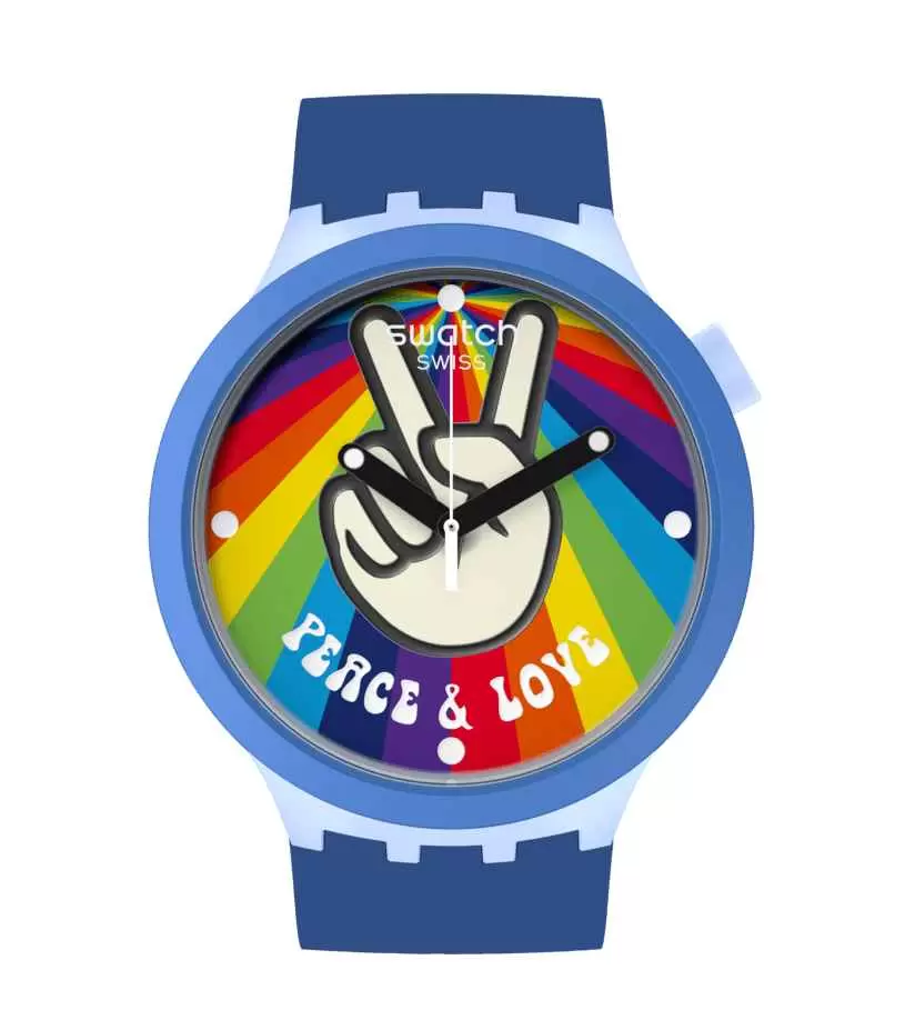 Orologio Swatch Peace Hand Love SB03N105  