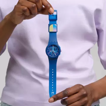 / Orologio Swatch Blue Heelflip SUSN420