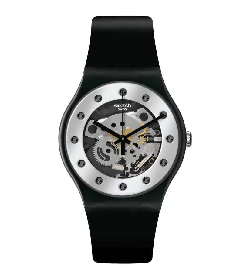 Orologio Swatch Silver Glam SO29B109  