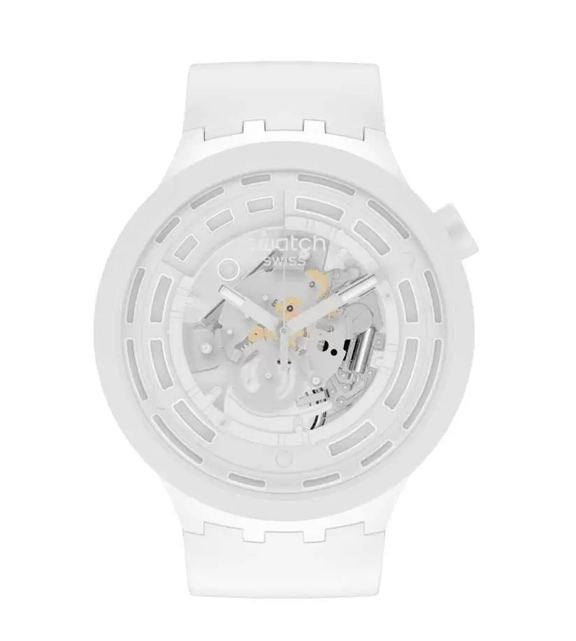 Orologio Swatch C-White SB03W100  