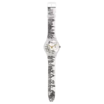 / Orologio Swatch Black & White The Swatch Art Peace Hotel SUOZ197