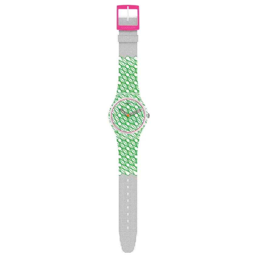 Orologio Swatch Duet In Green & Pink SUOZ208  