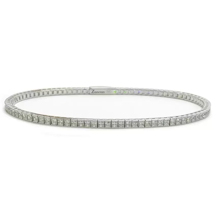 Bracciale Zancan Tennis In Argento E Zirconi Bianchi ESB080-B  