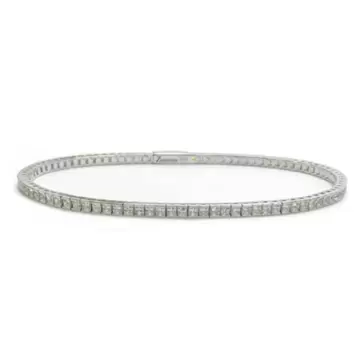  Bracciale Zancan Tennis In Argento Con Zirconi Bianchi  ESB075-B