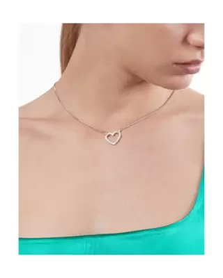 Collana Nove25 Tight Love In Argento Con Cuore Con Brillanti N25COL00376-42 